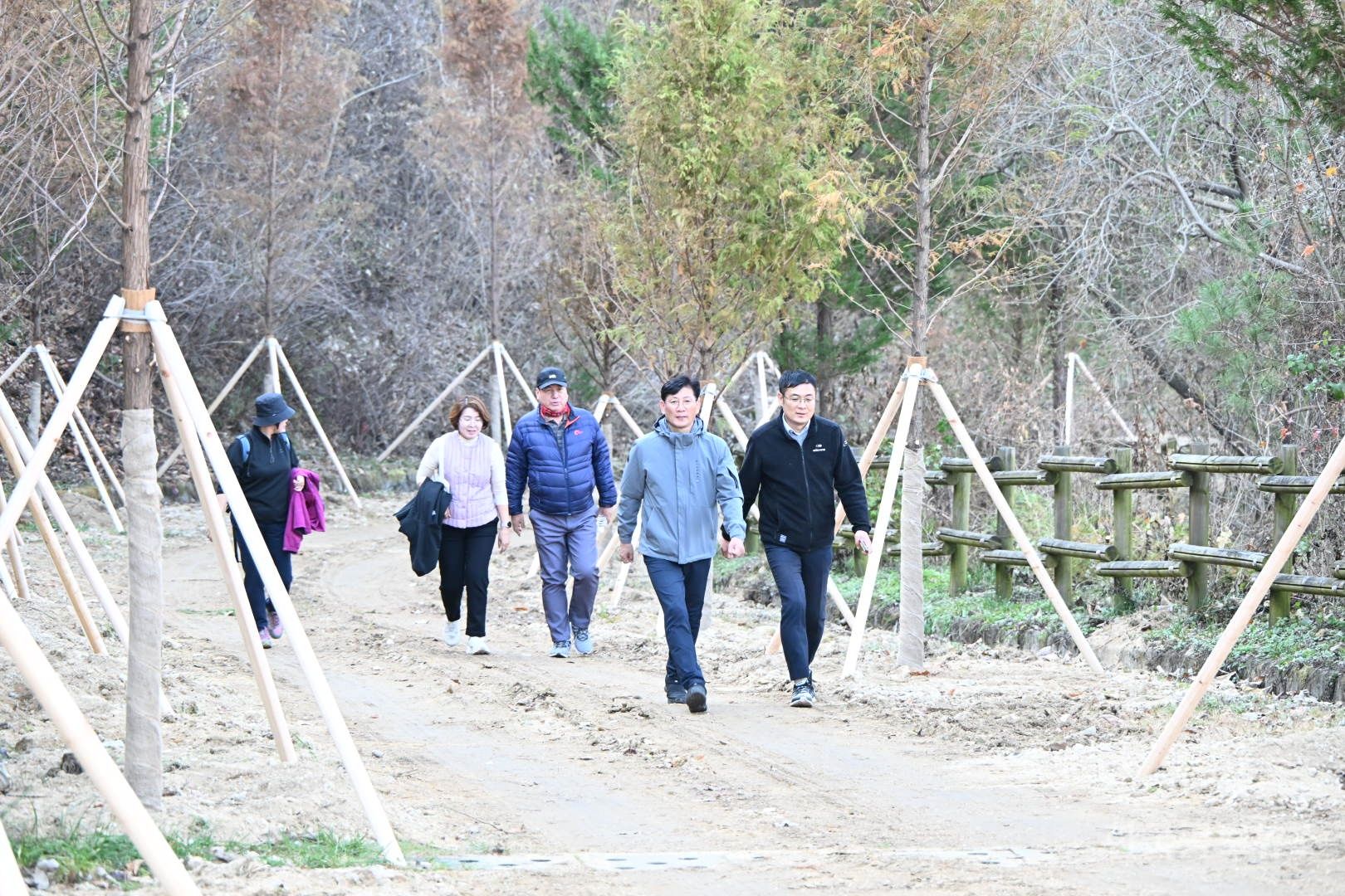 장수군, 전국 최장 10km 메타세쿼이아길 조성 기사 사진