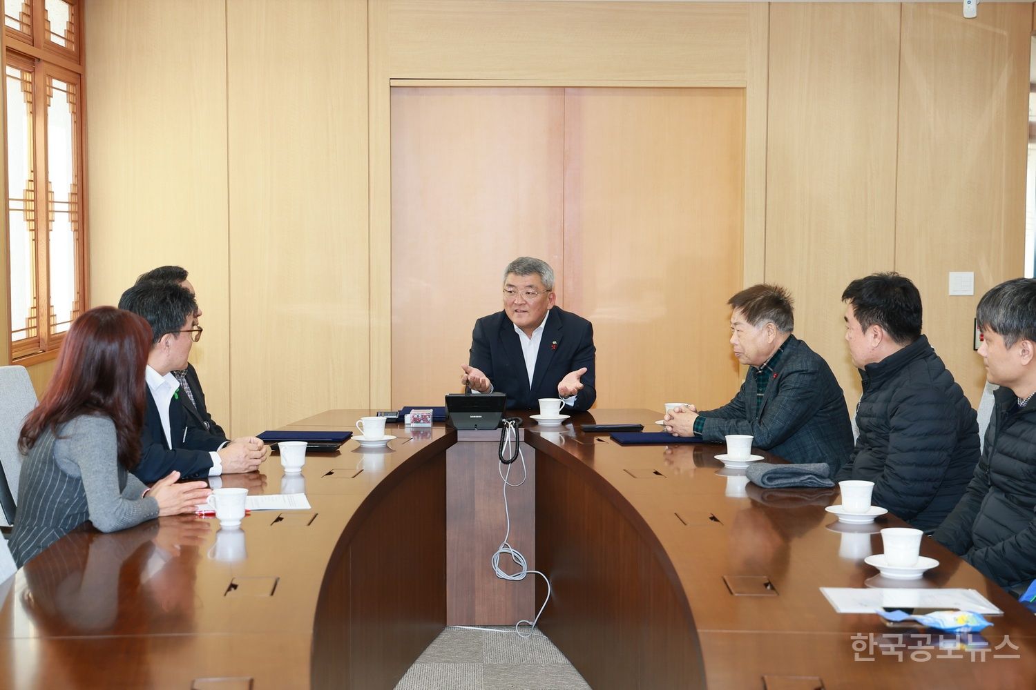 예천군, 친환경 농·축산물 학교급식 지원 계약 체결 기사 사진