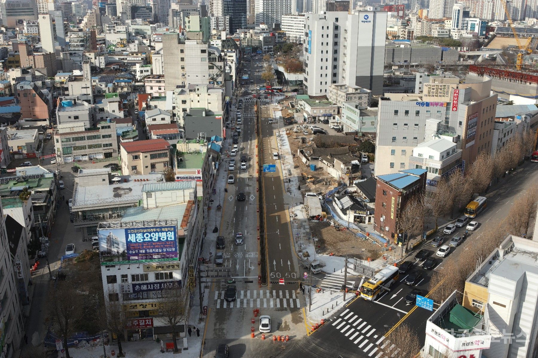 광주시, ACC 주변 광산길 1월 3일 확장 개통 기사 사진