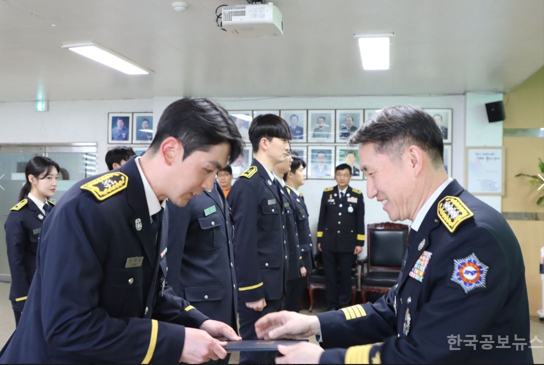 삼척소방서, 신규 소방공무원 9명 힘찬 출발 기사 사진
