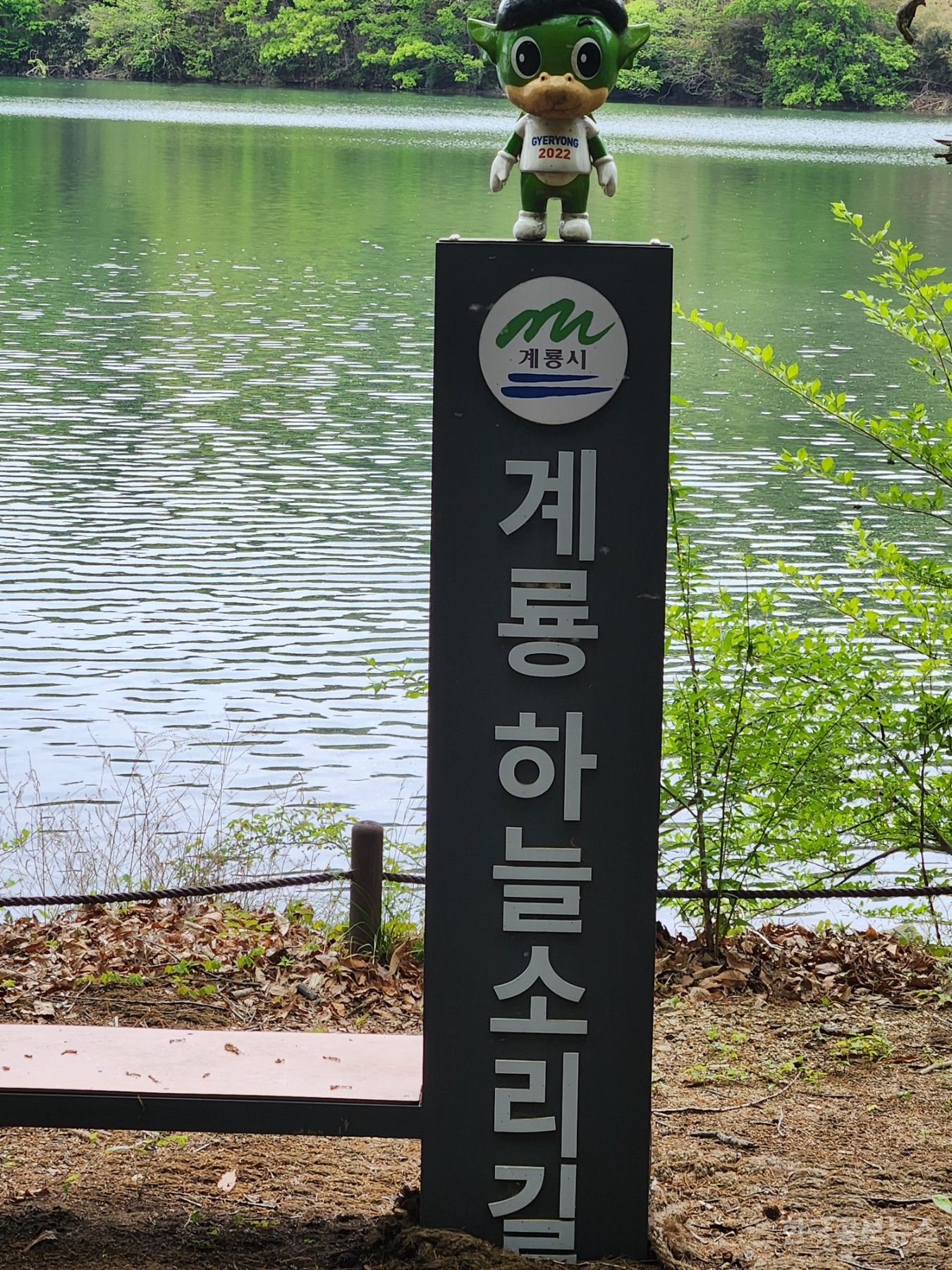 계룡시 해설사 하늘소리길 탐방 기사 사진