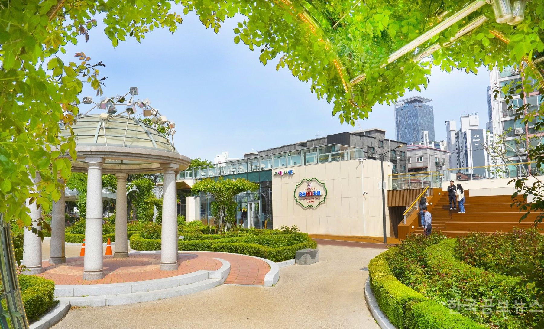 장미와 중랑천을 품은 전망카페, ‘중랑장미카페’ 개관 기사 사진