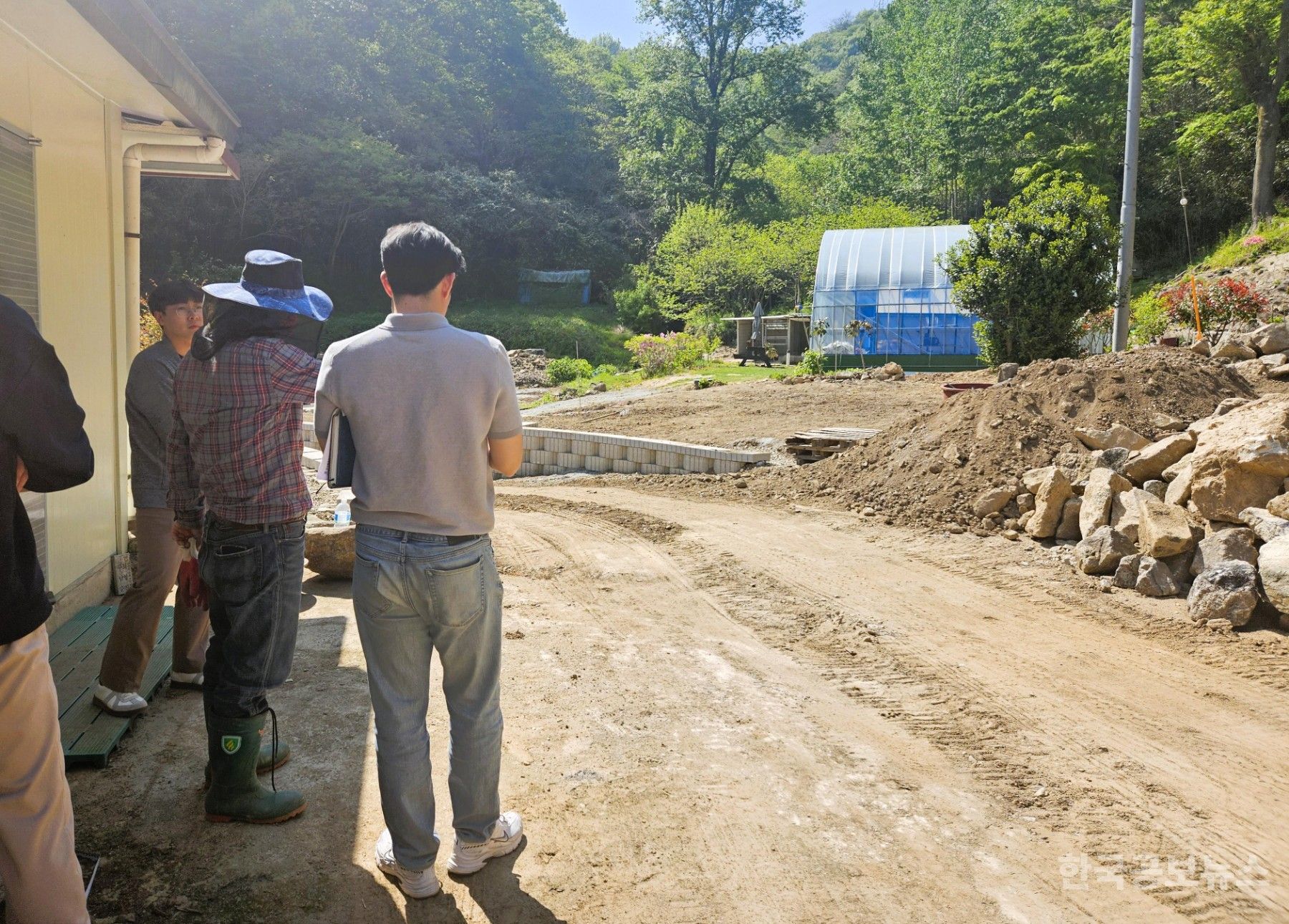 장성군, 산사태 발생 취약지 예방‧점검 나서 기사 사진