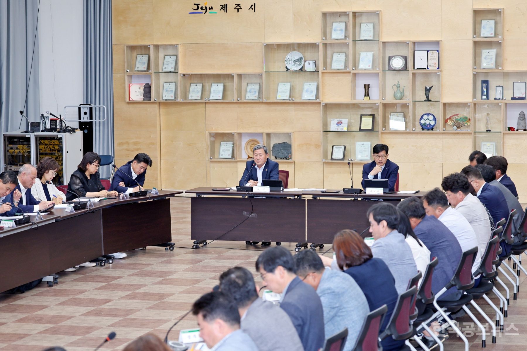 김완근 제주시장 “여름 장마 대비 읍면동 배수시설 점검 철저” 기사 사진