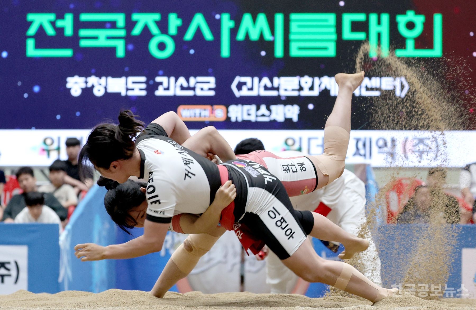 “제2회 괴산유기농배 전국장사씨름대회” 괴산군청 여자씨름단 단체전 첫 우승 쾌거 기사 사진