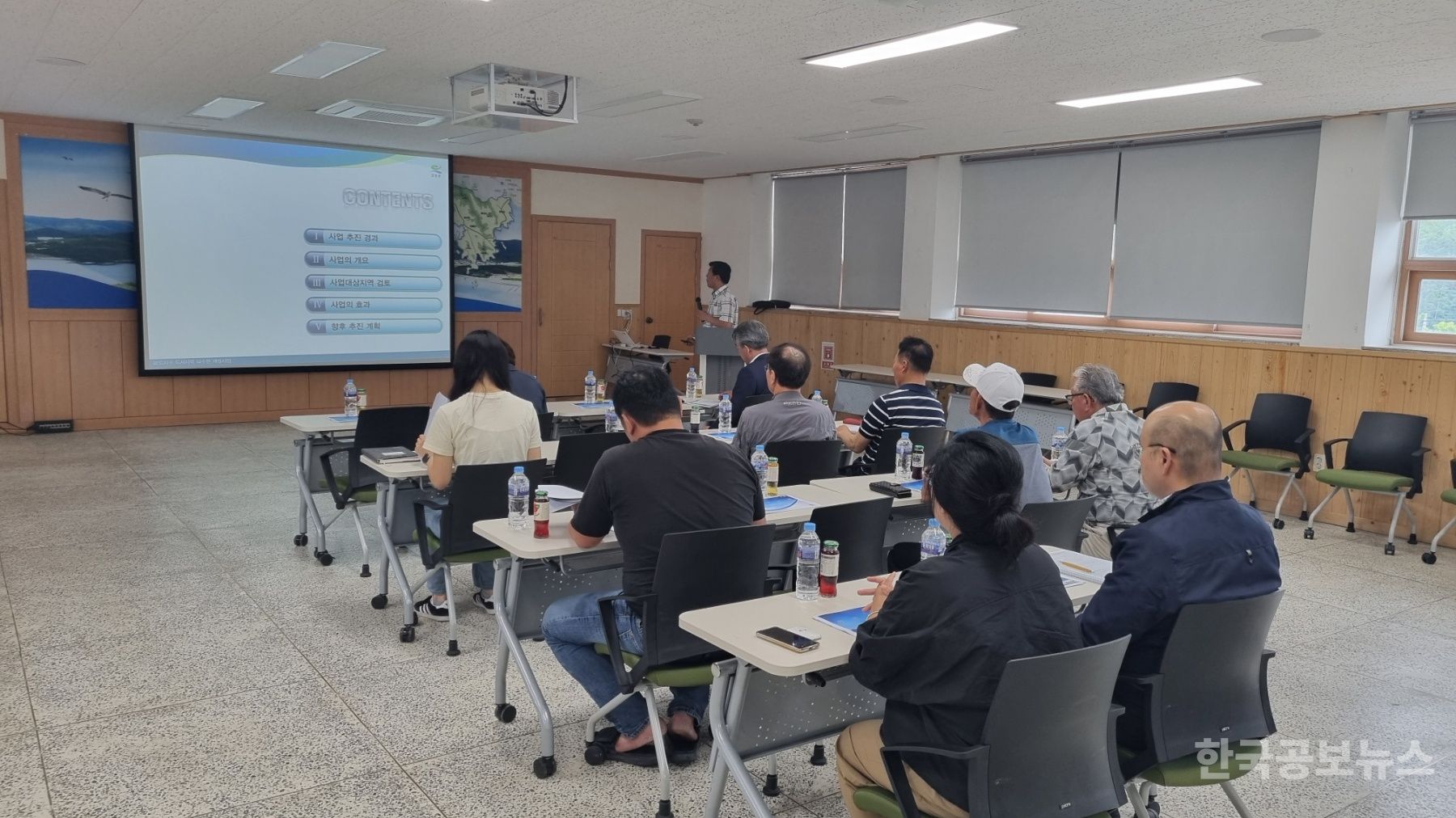 고성군, 삼산면 와도지구 도서지역 식수원개발사업 주민설명회 개최 기사 사진