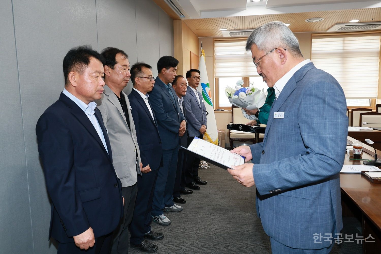 예천군, 봄철 산불예방 추진 우수 읍‧면 평가 시상 기사 사진