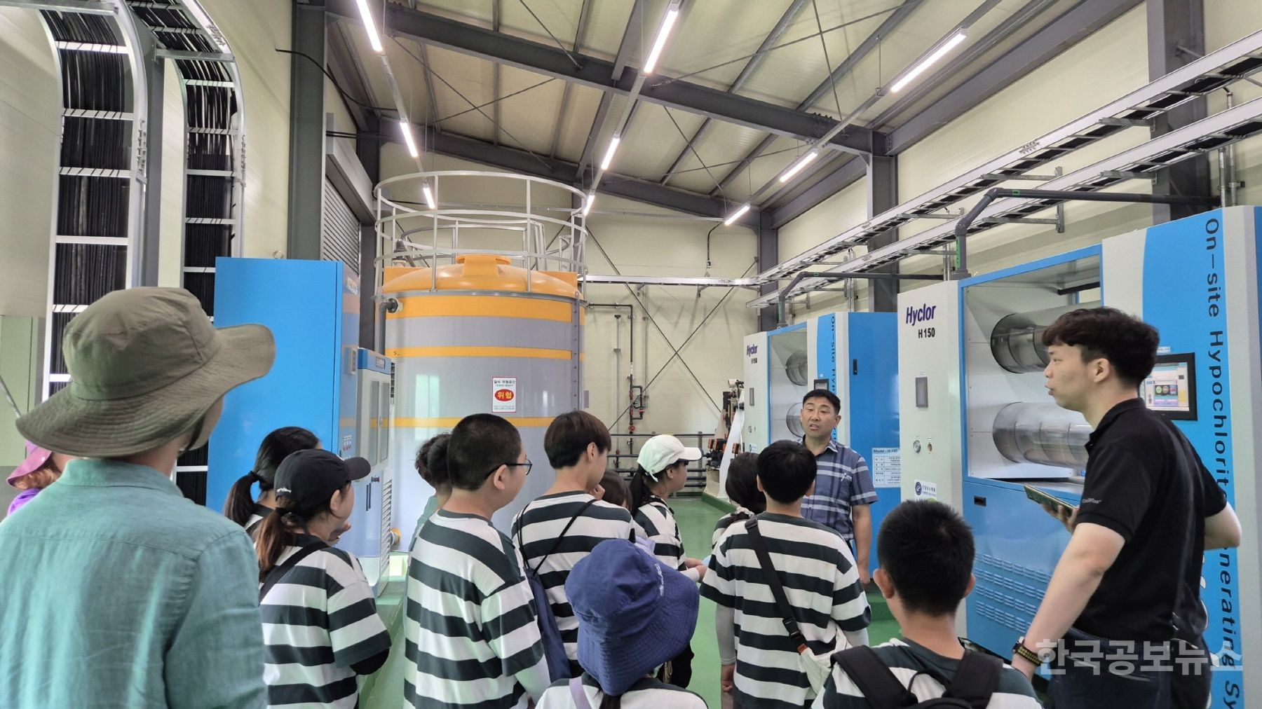 예산군 오가면 양신초등학교, 예산정수장 견학 기사 사진