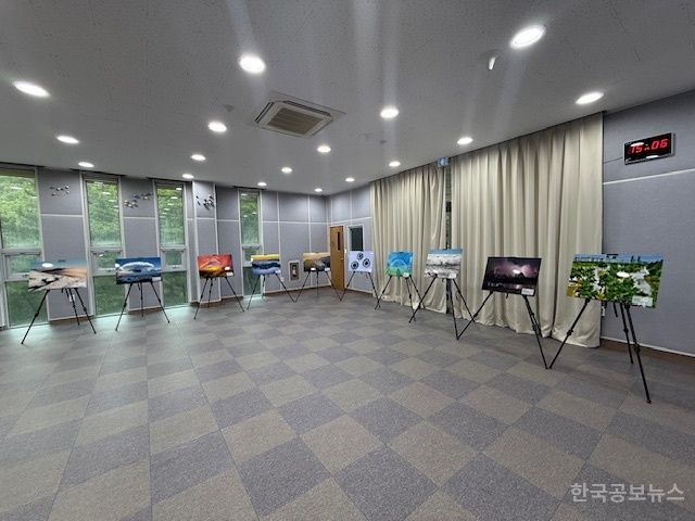 증평 좌구산천문대, 제42회 기상기후사진 공모전 수상작 전시 기사 사진