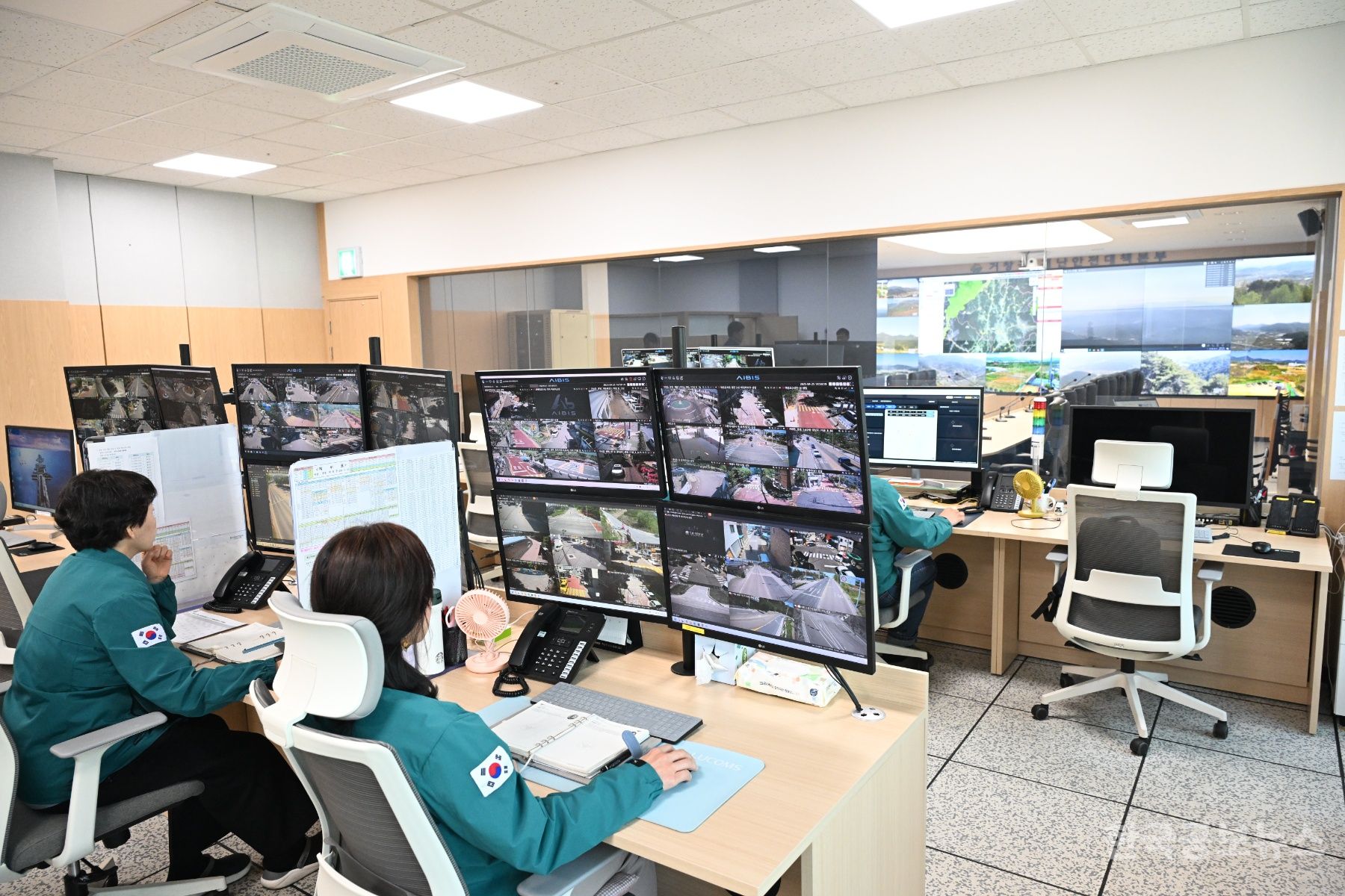 거창군, 24시간 실시간 CCTV관제로 새벽 화재 신속 대응 기사 사진