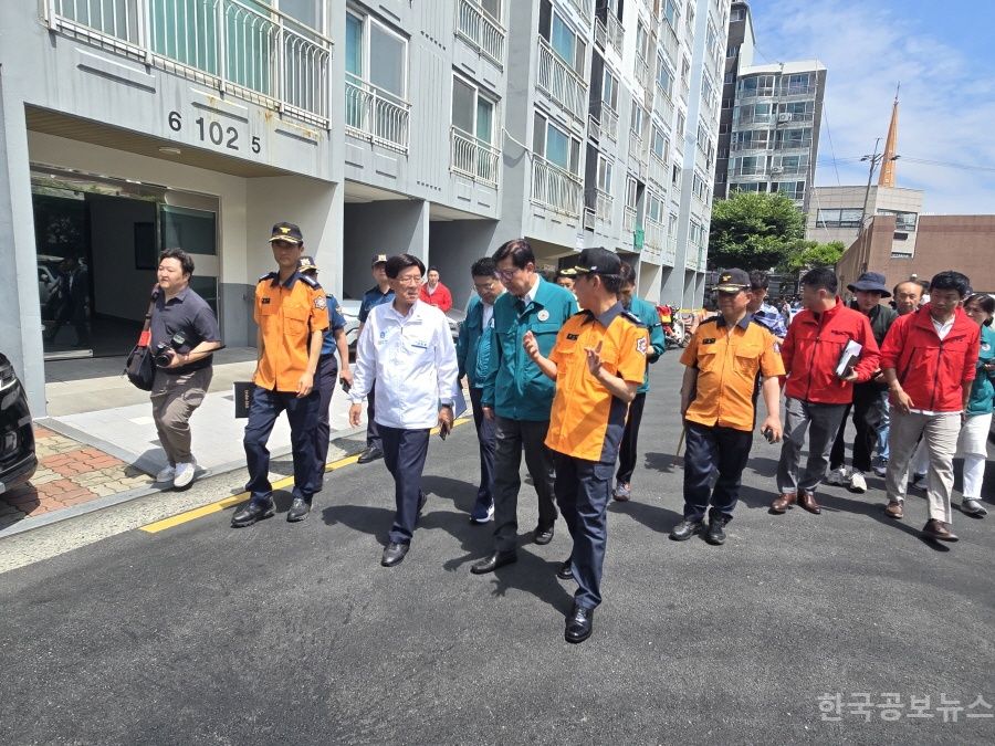 정종복 기장군수, 화재사고에 적극적 대응 지시 기사 사진