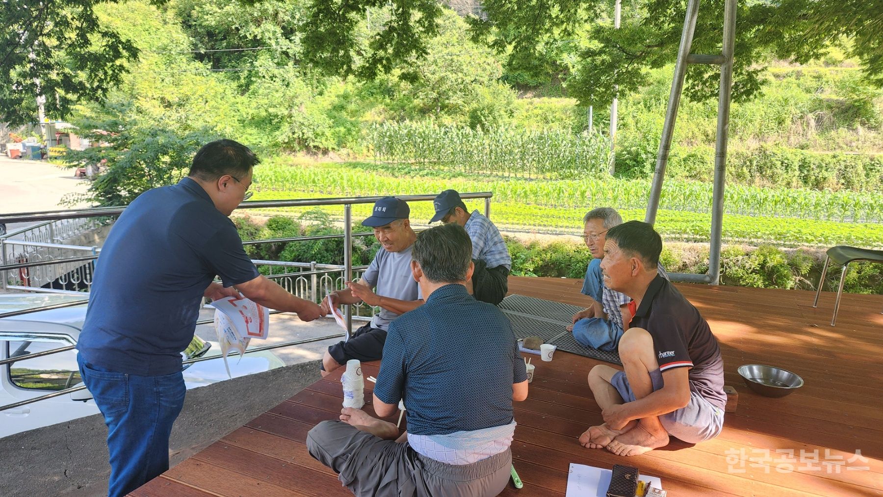 남상면, 폭염대비 무더위쉼터 점검 등 건강한 여름나기 홍보 기사 사진
