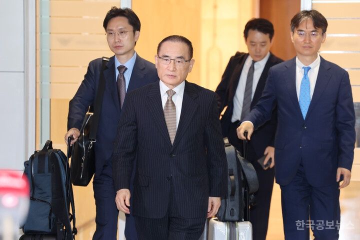 위성락 안보실장 , 美루비오 국무장관 만나 협의 "조속한 시일 내 한·미 정상회담 개최 희망" 기사 사진