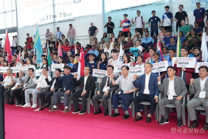 아시아가 주목한 김천! 아시아주니어스쿼시선수권대회 성황리 폐막 기사 사진