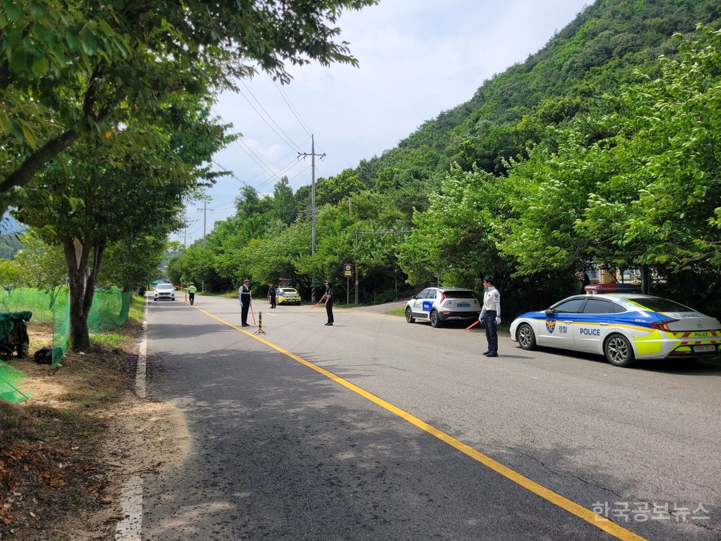 옥천경찰서, 피서철 음주 우려 지역 음주운전 집중 단속 기사 사진