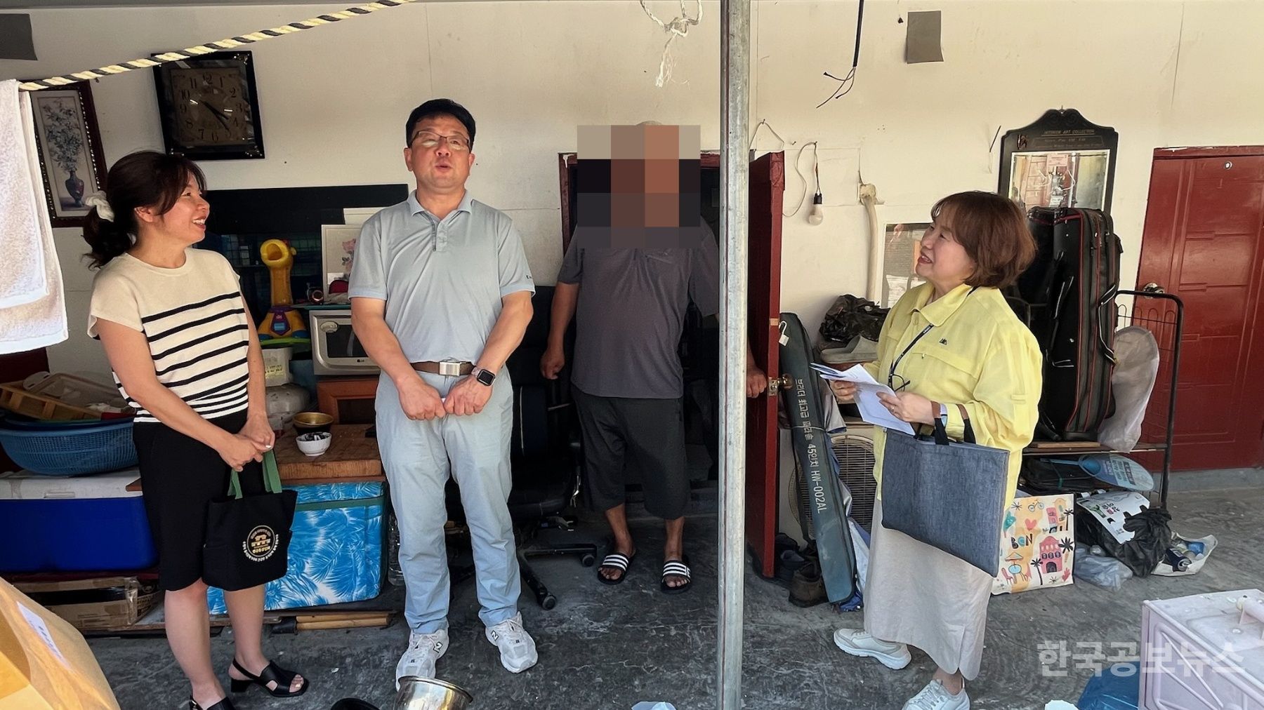 김현수 수원시 제1부시장, 폭염 대비 주거취약세대 방문 기사 사진