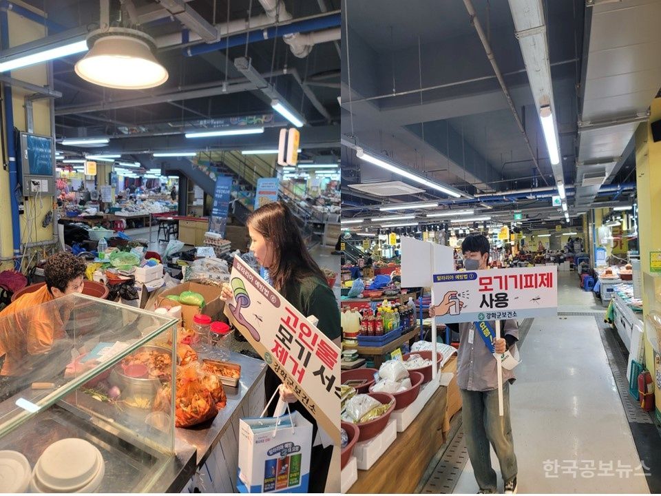 강화군, 말라리아 예방 캠페인 전개 기사 사진