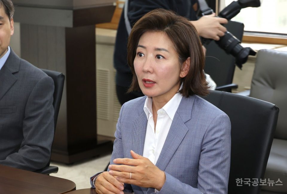 나경원, 국힘 당대표 불출마 선언 기사 사진