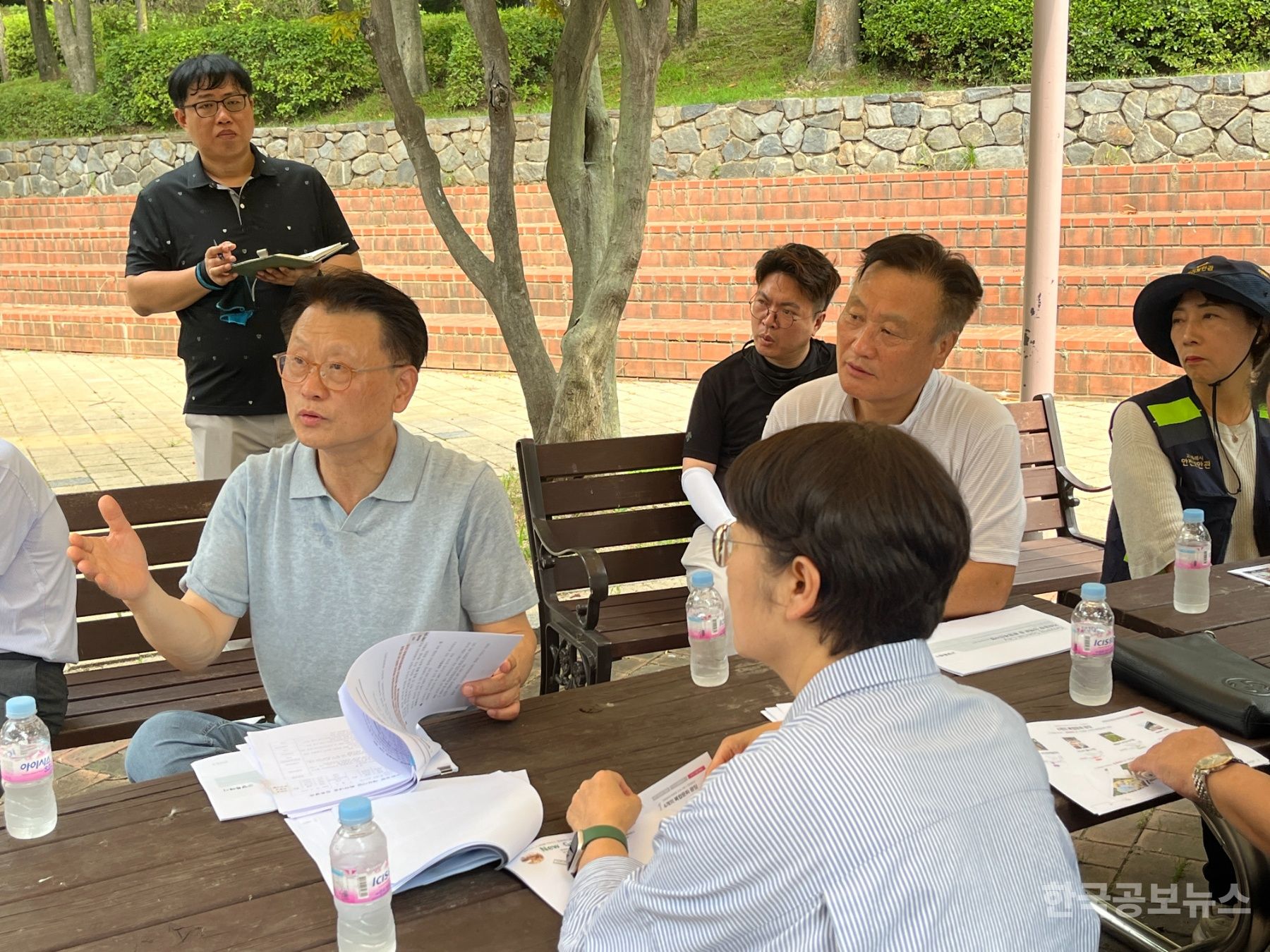 고양특례시 의회 김학영의원,  가좌공원·한별 어린이공원 환경 개선사업 현장 방문 기사 사진