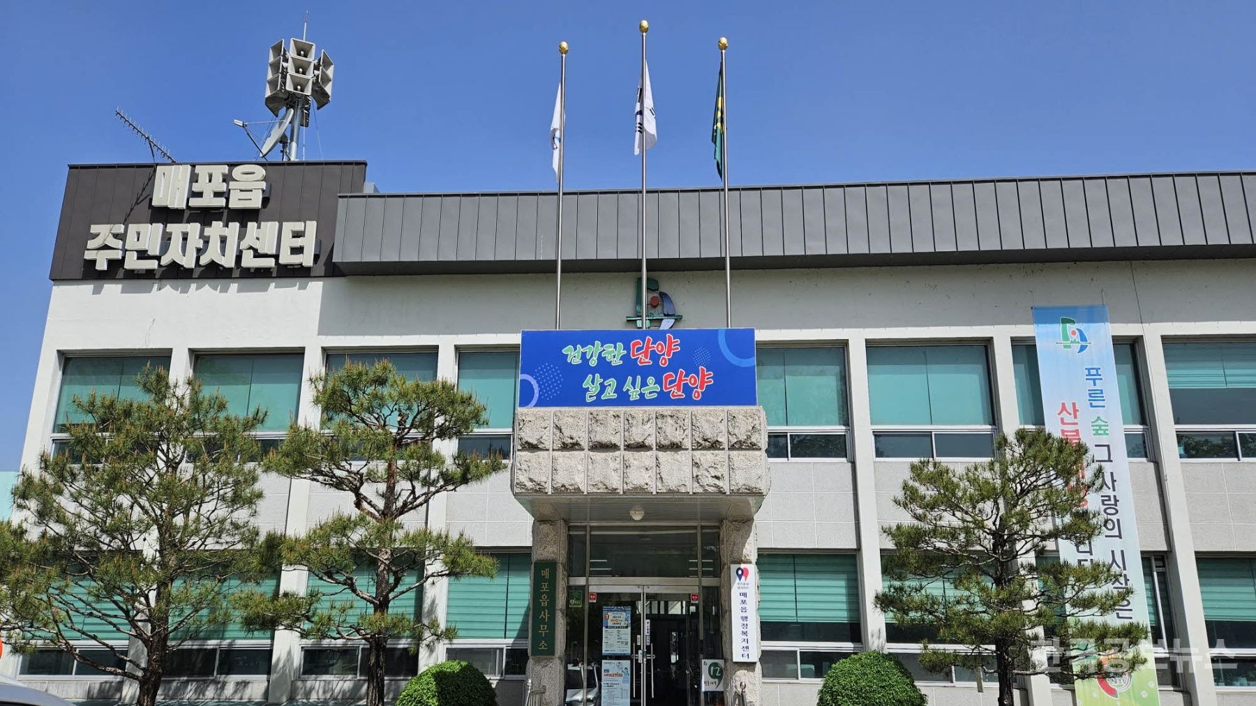  매포읍 주민자치위원회, 옥수수 판매 수익금 일부 기부 기사 사진
