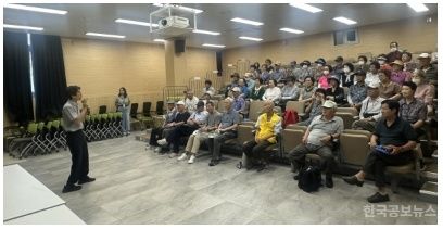 해운대구 통학로 안전협의체, 스쿨존안전지킴이 참여자 교통안전 교육 실시 기사 사진