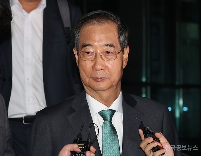내란특검, ;비상계엄 개입 의혹' 한덕수 전 총리 8월 19일 소환 요청 기사 사진