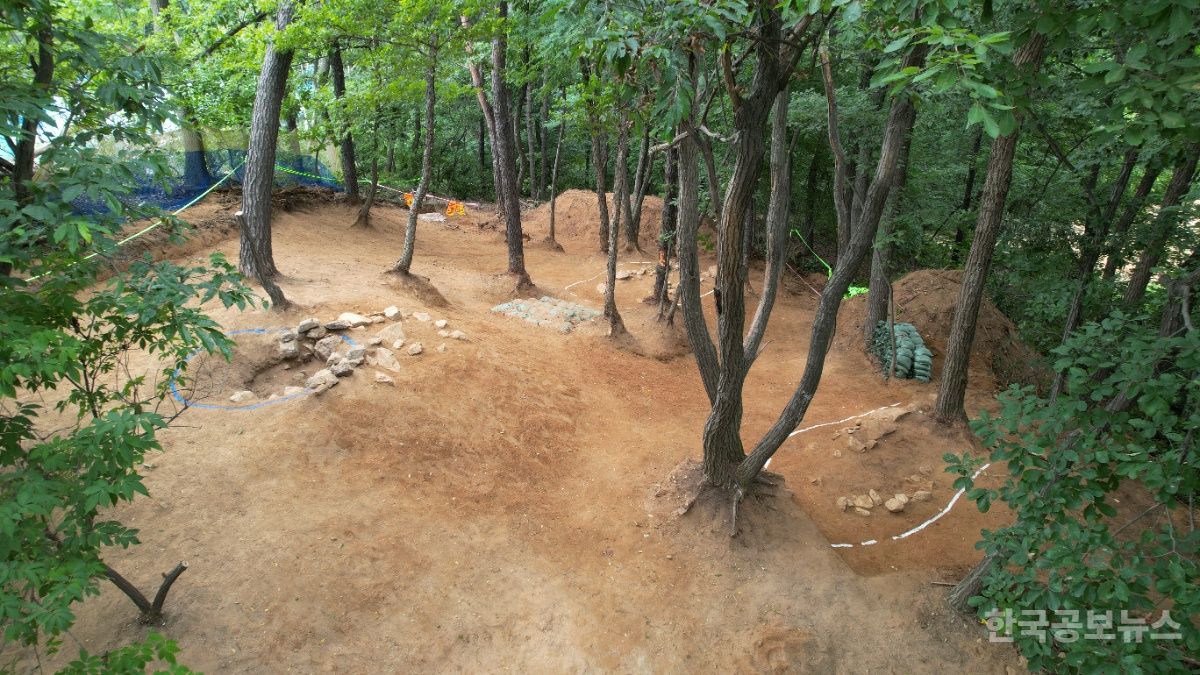 용인특례시, 보라산 백제고분군 긴급발굴조사 현장 공개 기사 사진